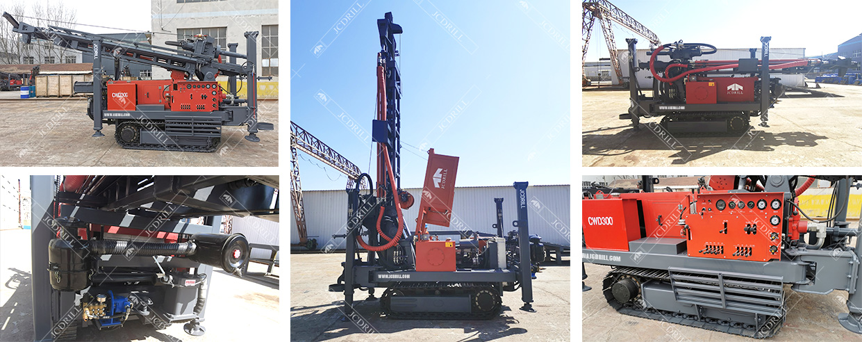 Máquina Perforadora Hidráulica Rotativa sobre Orugas CWD300