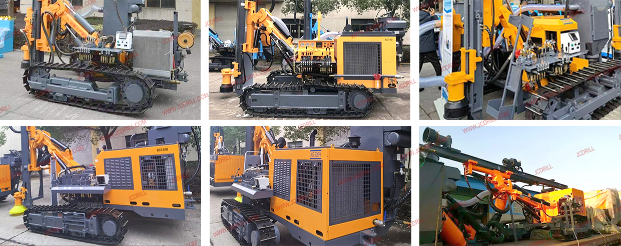 Máquina Perforadora de Roca KG430SH para Perforación en Roca Dura