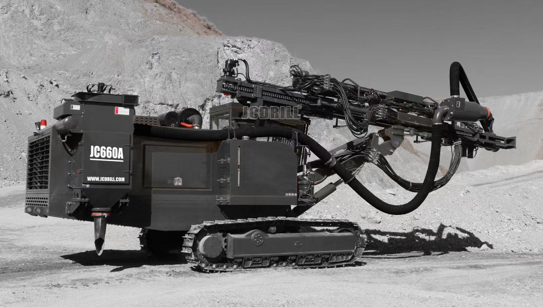 JCDRILL JC660A Equipo de perforación de granallado de roca DTH integrado