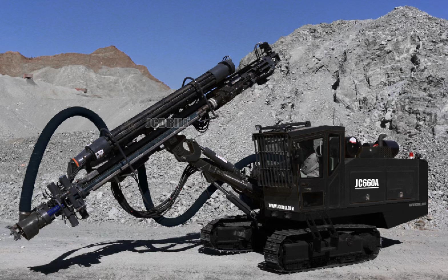 JCDRILL JC660A Equipo de perforación de granallado de roca DTH integrado