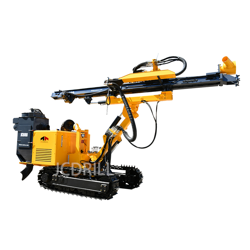 Perforadora hidráulica DTH JC880 para voladura de rocas y minería