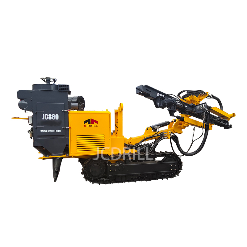 Perforadora hidráulica DTH JC880 para voladura de rocas y minería