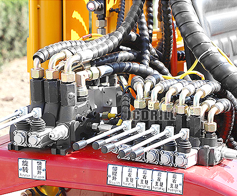 TD200 Tractores portátiles Máquina perforadora para pozo de agua