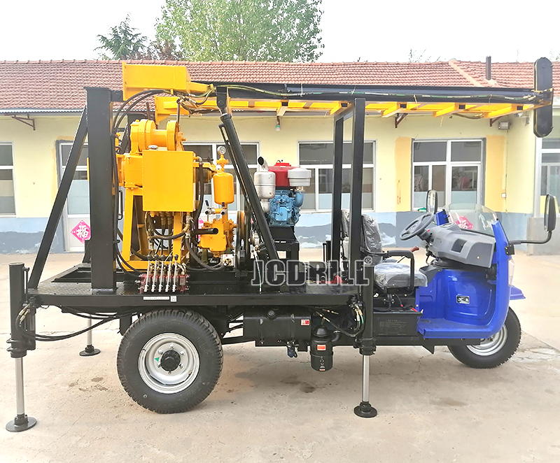 JXY200C Máquina de Perforación de Núcleo con Husillo Hidráulica Montada en Vehículo de Tres Ruedas