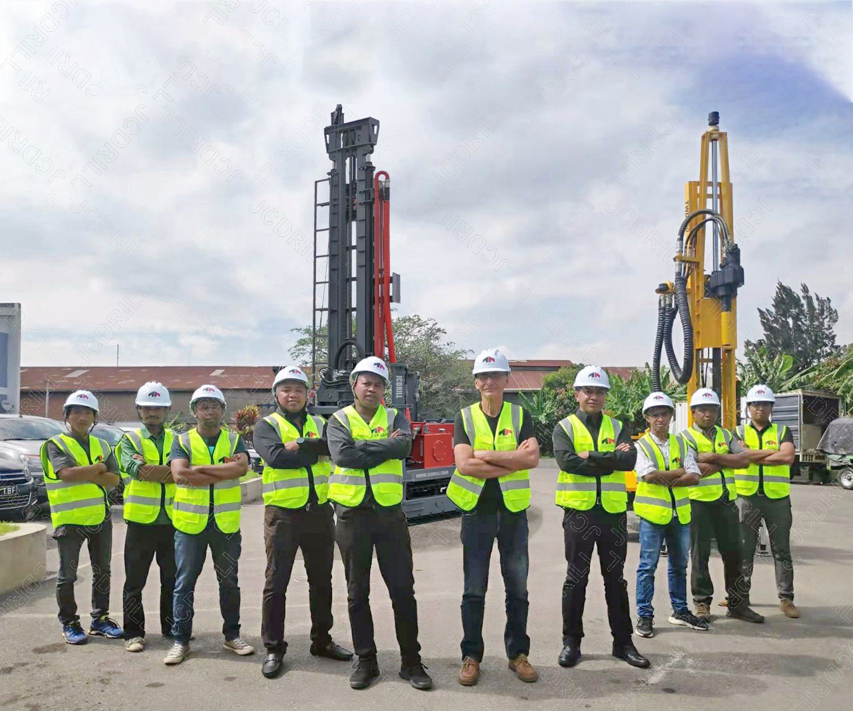 Plataforma de perforación de pozos de agua de 200 m en África