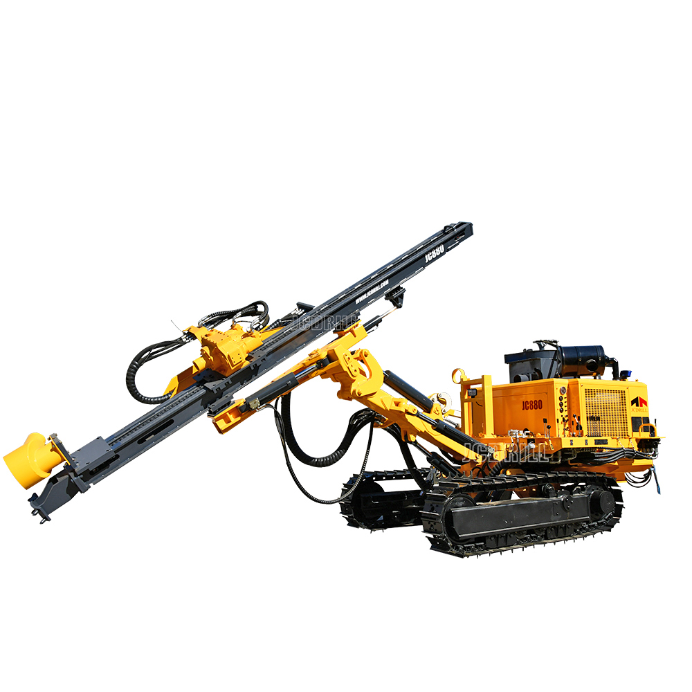 ¿Cómo funciona una plataforma de perforación DTH?