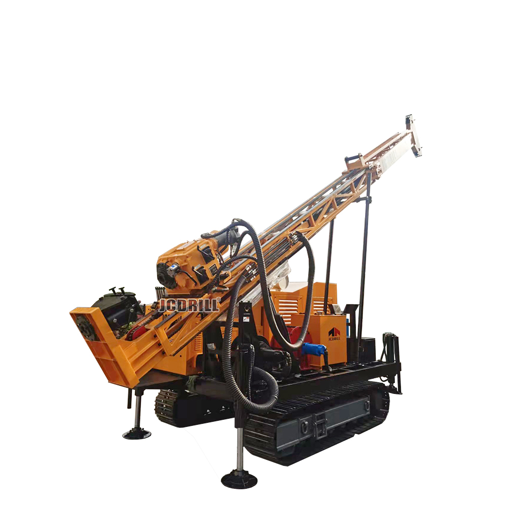 JCD400 Crawler montado plataforma de exploración minera de oro hidráulico