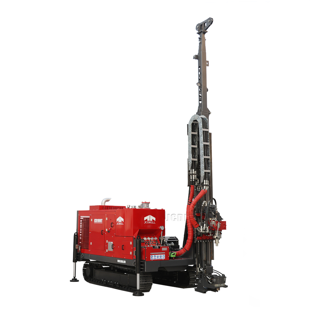 JCD1000T - Plataforma de perforación de núcleo de diamante totalmente hidráulica montada sobre orugas